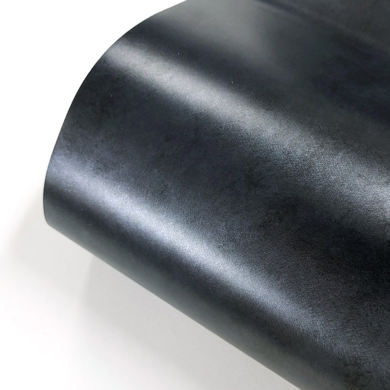 Papier peint adhésif pour l'intérieur en métal, Noir