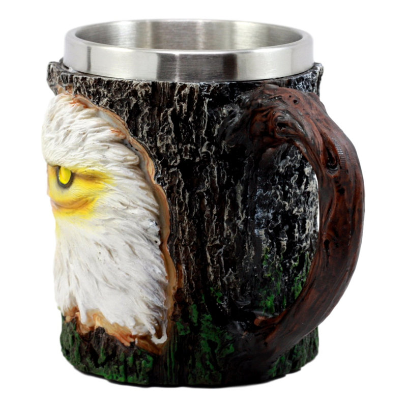 Grande tasse à café en mélamine chauve eagle Edina