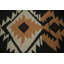 Black Geometric Kilim Handwoven Large Rug 10x15