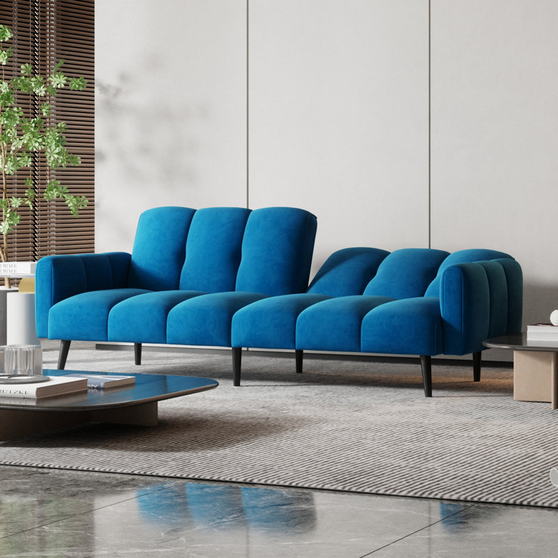 Joffre Better Home Products Velvet Upholstered  Sofa Bed