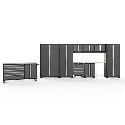 Bold Series 10 Piece Complete Garage Storage System Set