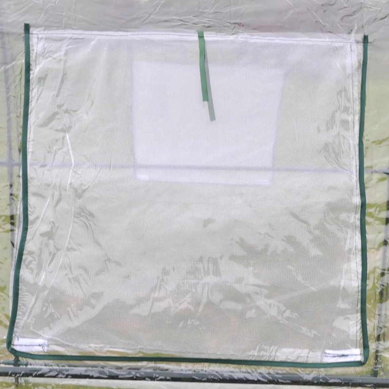 Greenhouse Transparent PVC Cover with Powder Coated Steel Frame Large Portable Growing House