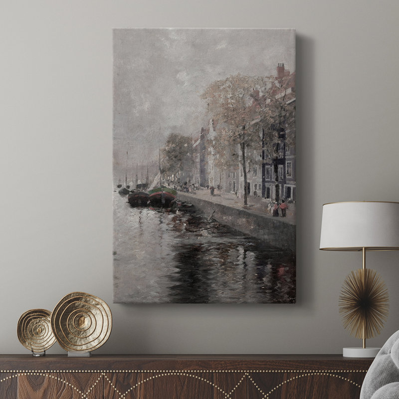 Paysage rétro CXLIV - galerie enveloppée Cavas, H 27 po x l 18 po