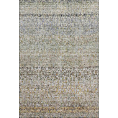 Premium Machine Washable Jacoby AMF1173 Global Rug