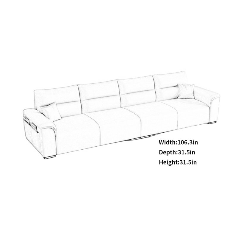 Canapé minimaliste moderne et créatif, Gris