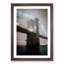 Lights of Brooklyn Bridge in Abstract - Picture Frame Graphic Art Print-55772365-55772367