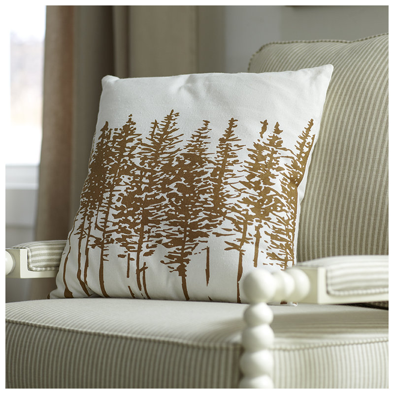  Cotton Throw Pillow Cover, Chocolate