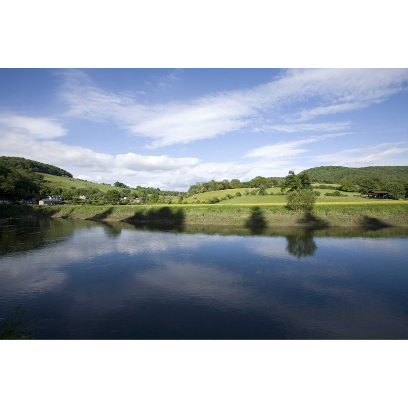 River Wye - Photographie sur toile tendue, H 8 po x l 12 po