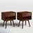 Akshan Mid-Century Modern 1-Drawer Solid Wood Nightstands-215746902