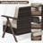 Outdoor Patio 3-Seater Rattan Sofa with Durable All-weather Thick Beige Cushions-572988179