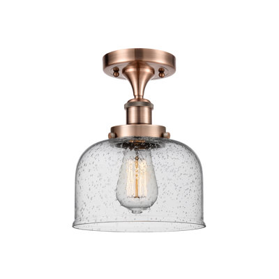 Analily Glass Semi Flush Mount