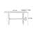 Wabi-Sabi Style Solid Ash Wood Entryway Table-391089463