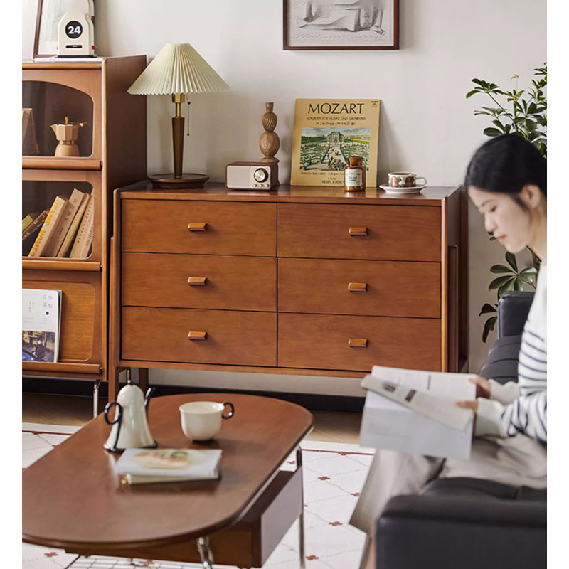 Commode 6 tiroirs Mid-Century
