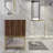 Glasgow 29.5'' Single Bathroom Vanity with Acrylic Top-1084867577