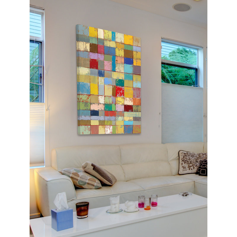 " Color Pattern Ii " by Michael Woodward, 45" H x 30" W