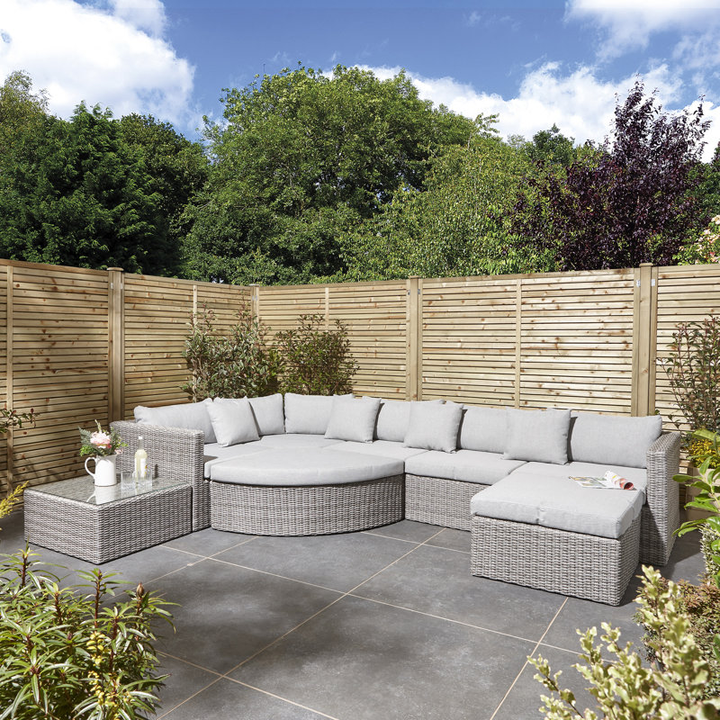 Rowlinson Marbella Multi Function Rattan Sofa Set