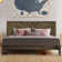 Gonsoulin Solid Wood Bed Frame with Adjustable Headboard/Handcrafted Pattern Platform Bed