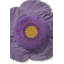 Coussin de sol mauve coquelicot