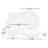 over&back Coupe 16-Piece Semi Hand-Finished Stoneware Dinnerware Set, Service for 4-99305505