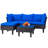 Dornisha 4 - Person Patio Conversation Set with Cushions-530149825