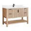 Meuble-lavabo simple 48 po avec plateau en pierre composite Chace-351615375