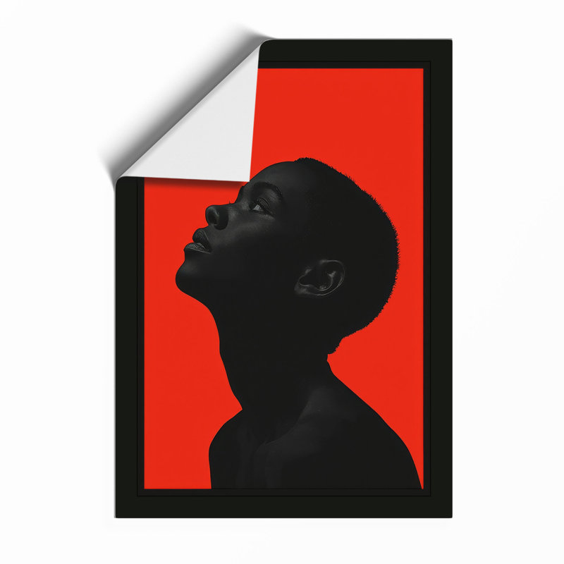 Profile In Silence Modern - Print, Unframed, A4 - 29.7 x 21.0 cm