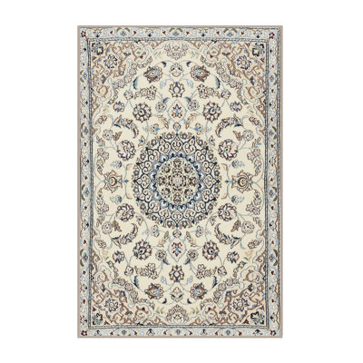 Tapis traditionnel bleu / beige Guernon