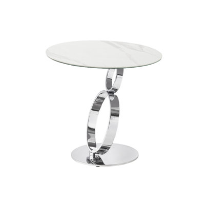 Table de bout à piédestal par satellite