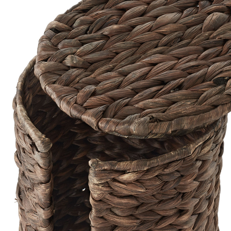 Toilet Paper Roll Holder Stand - Espresso, Bathroom Tissue Storage, Brown