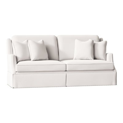 Savannah 87.5'' Slipcovered Sofa