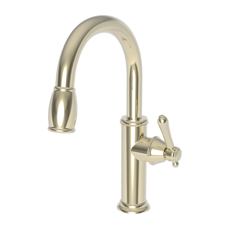 Chesterfield Pull Down Bar Faucet, French Gold (PVD)