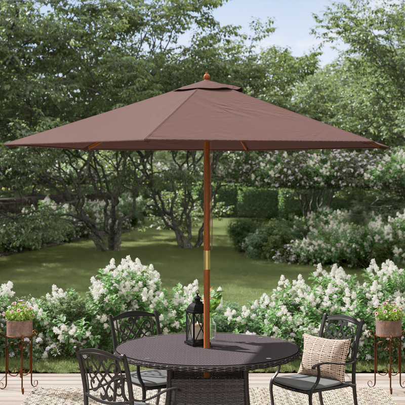 Aaliyah-Marie 250cm Market Parasol, Coffee