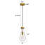 Luminaire suspendu de luxe à 1 lumière Raindrop-834832505