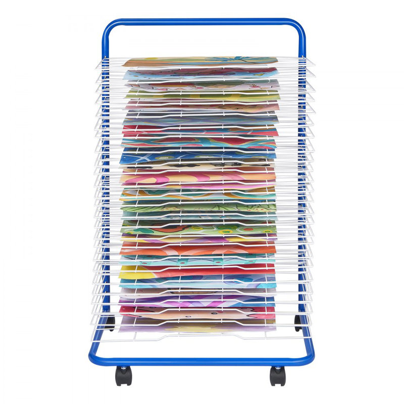 Séchoir à peinture avec 4 roulettes Art