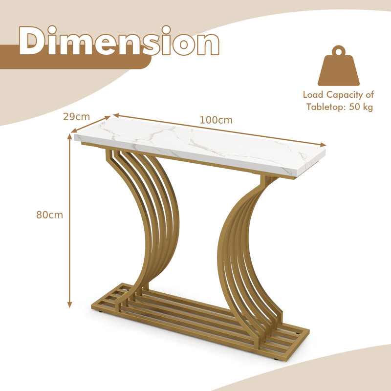 100cm Console Table