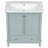 Lexcee 30'' Single Bathroom Vanity with Ceramic Top, Free Standing Wooden Bathroom Cabinet with 1 Drawers & 2 Soft-Closing Doors-216951788