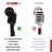 5 Core Retro Dynamic Vocal Iconic Microphone Vintage Style Classic Cardioid Unidirectional Mic