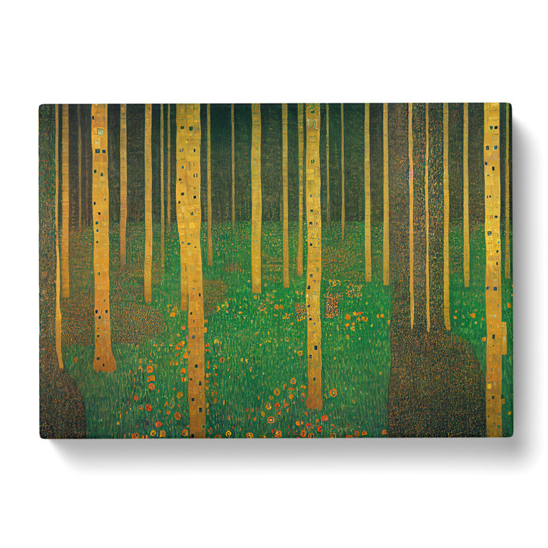 Trendy Forest - Wrapped Canvas Print, 40cm H x 60cm W x 3cm D