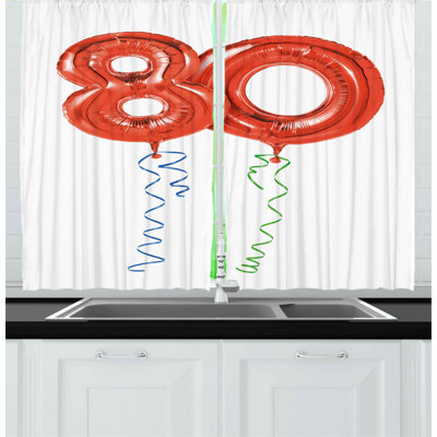 Pointed Kitchen Curtain