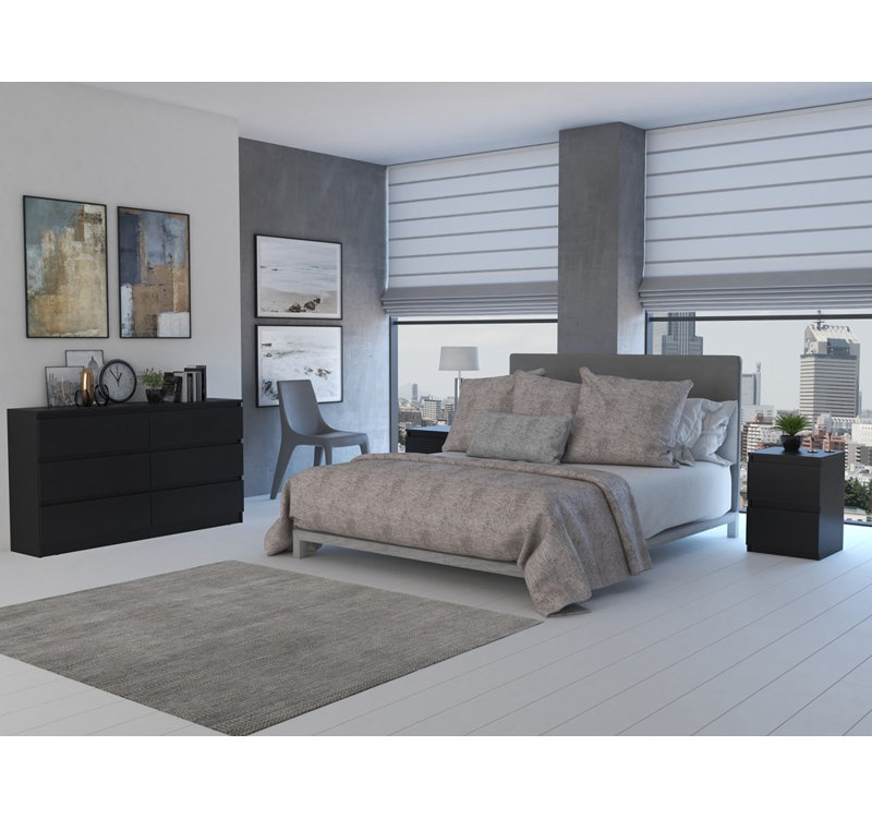 Shay M6 140 cm Chest of 6 Drawers