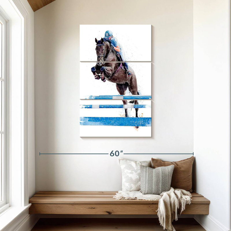 Siréci sur un cheval, H 45 po x l 28 po