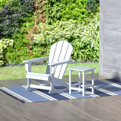 Laguna Outdoor Adirondack Chair With Table