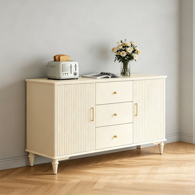 Buffet de rangement de style français crème