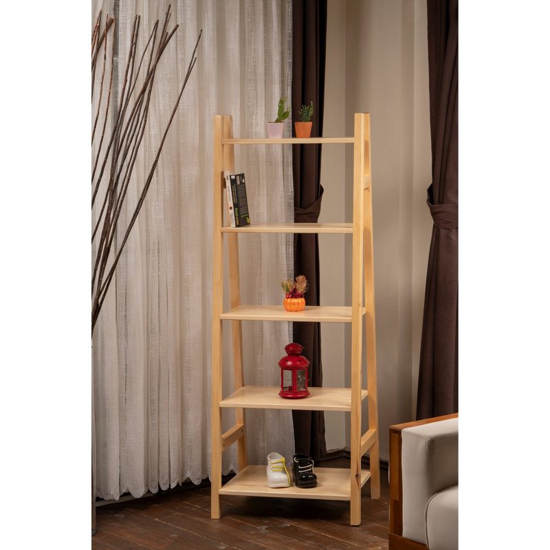 Lavaca 150cm H x 56cm W Ladder Bookcase
