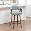 Tabouret de comptoir pivotant rembourré Providence-123200641