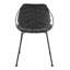 Chaise d’appoint en acier Bevers-1204195530