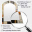 Miroir mural décoratif moderne asymétrique-1264070599