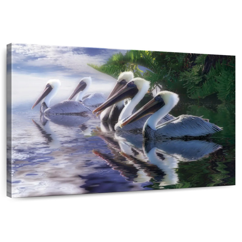 Crowle Pelicans, 8" H x 12" W