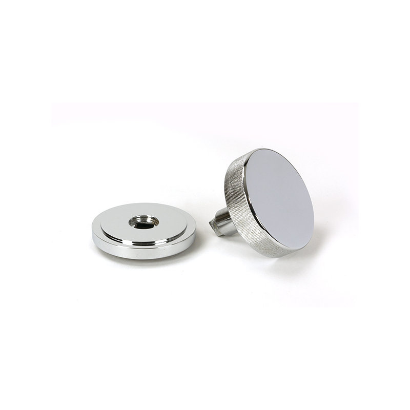 Brompton Single Dummy Door Knob, Polished Chrome