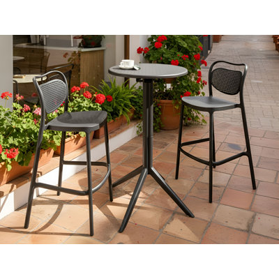 Round Outdoor Bar Table , 60cm cm W 60cm cm D